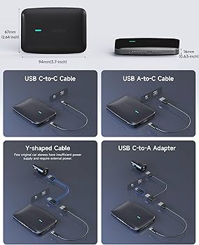 Amazon | CarWave CB4B スマートカー ボックス、ATOTOLIFE ワイヤレス